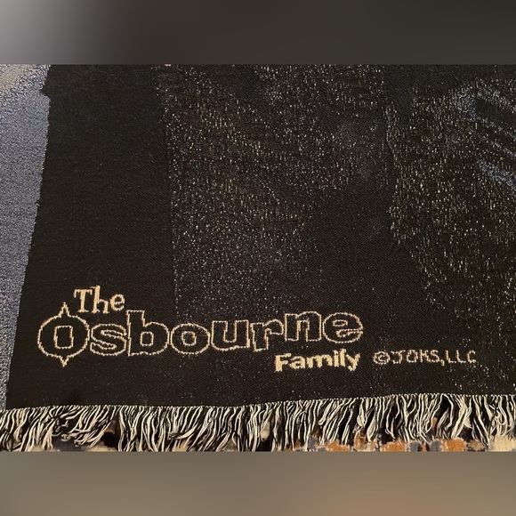 Ozzy Osbourne Family Throw Blanket 53x65” - Picture 8 of 11